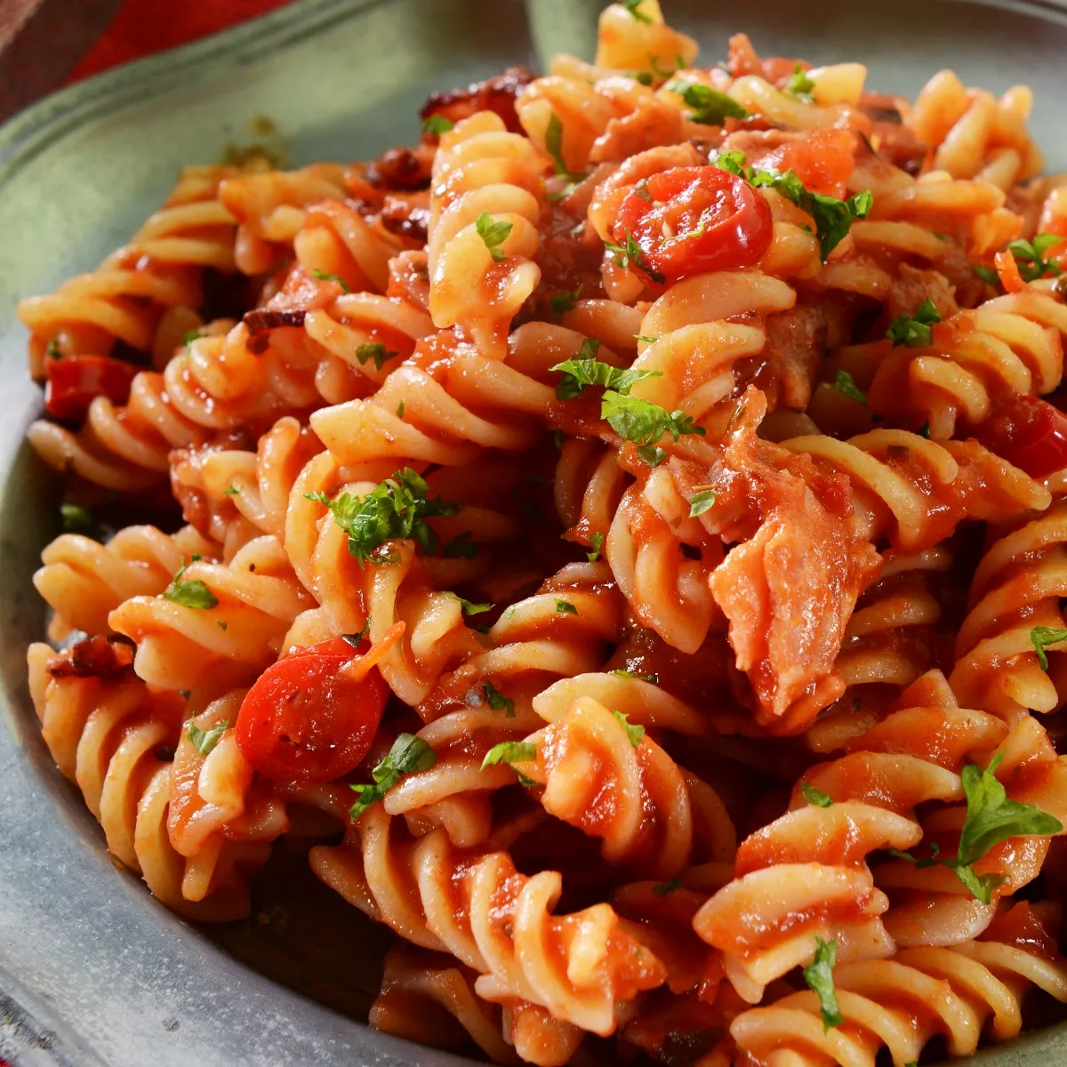 My Tortellini - Fusilli with tomato sauce