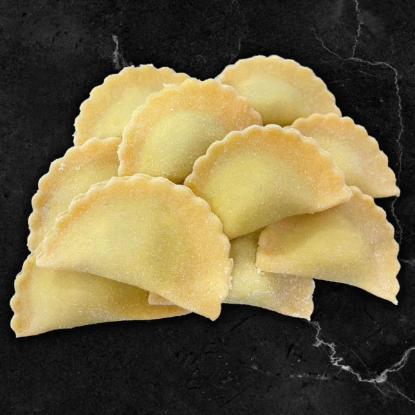 Gluten Free Ravioli filled with Ricotta and Mushrooms