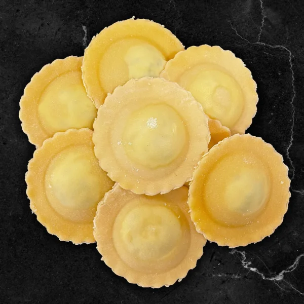 Ravioli filled with Ricotta and Spinach
